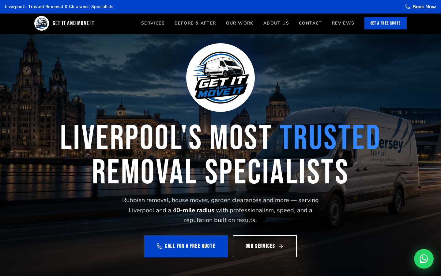How We Built Get It Move It Liverpool a 5-Star Website in 6 Days